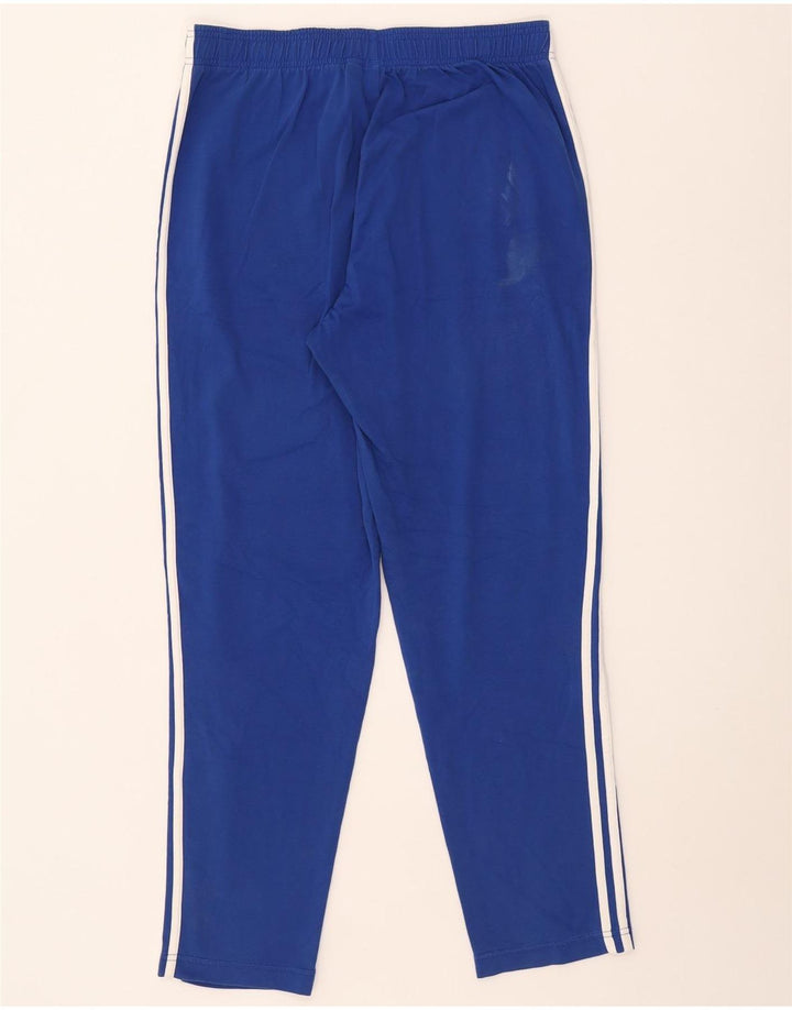 Pantaloni da tuta da uomo Adidas Large in cotone blu