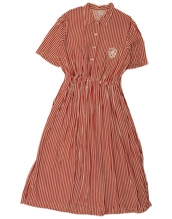 Abito lungo da donna Mondi IT 44 Viscosa gessata rossa media