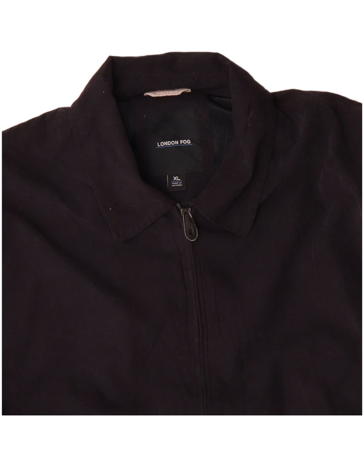 Giubbotto bomber da uomo LONDON FOG UK 42 XL poliestere blu navy