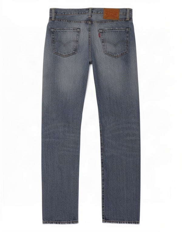 Levi's Uomo 504 Jeans dritti W30 L32 Cotone Blu