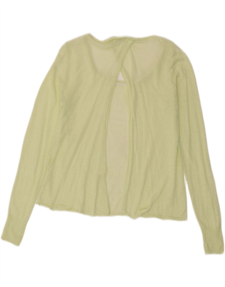 MINT VELVET Top da donna a maniche lunghe UK 8 piccolo verde
