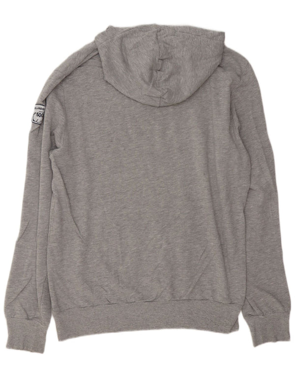 Maglione con cappuccio grafico da uomo Lotto 2XL in cotone grigio
