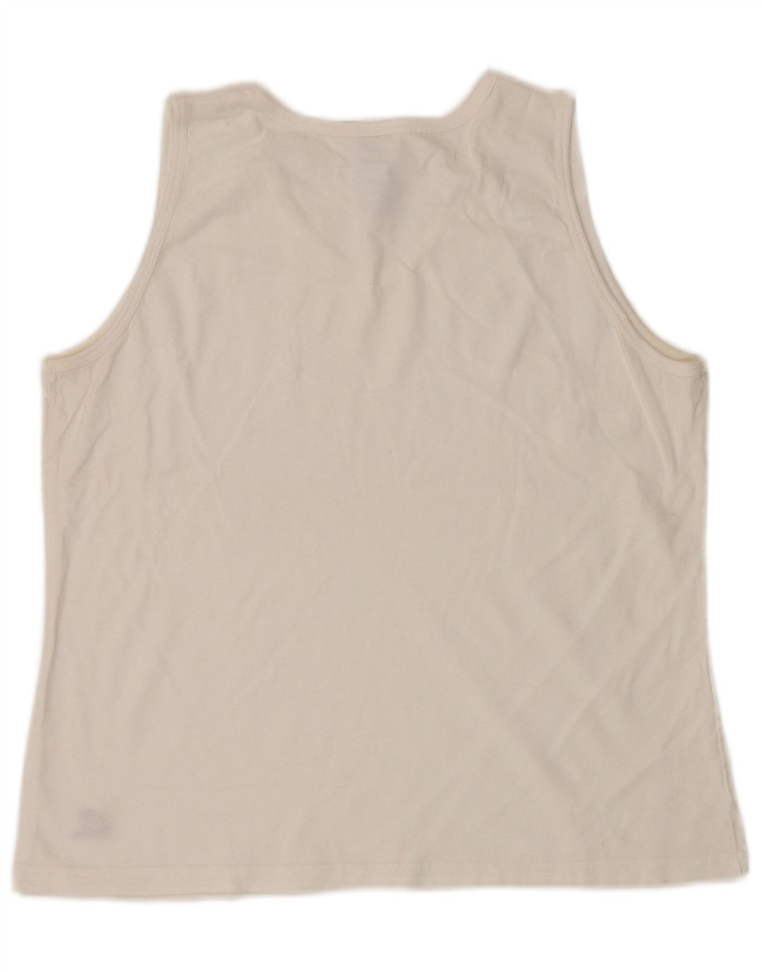 Canotta da donna RUSSELL ATHLETIC UK 16 grande cotone bianco