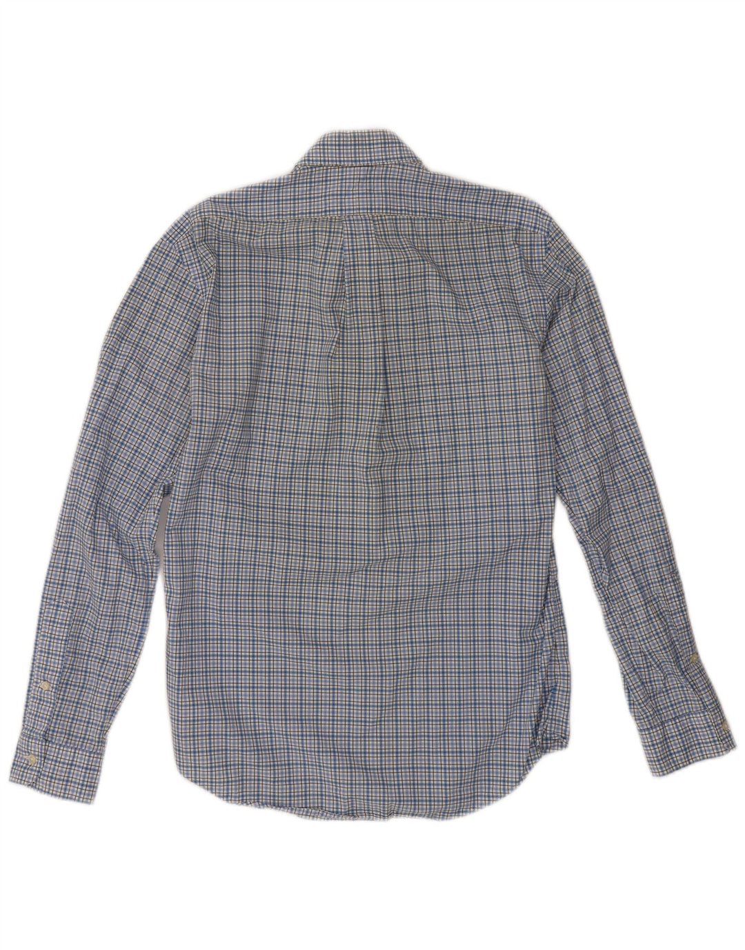 RALPH LAUREN Camicia slim fit da uomo in cotone a quadri blu medio