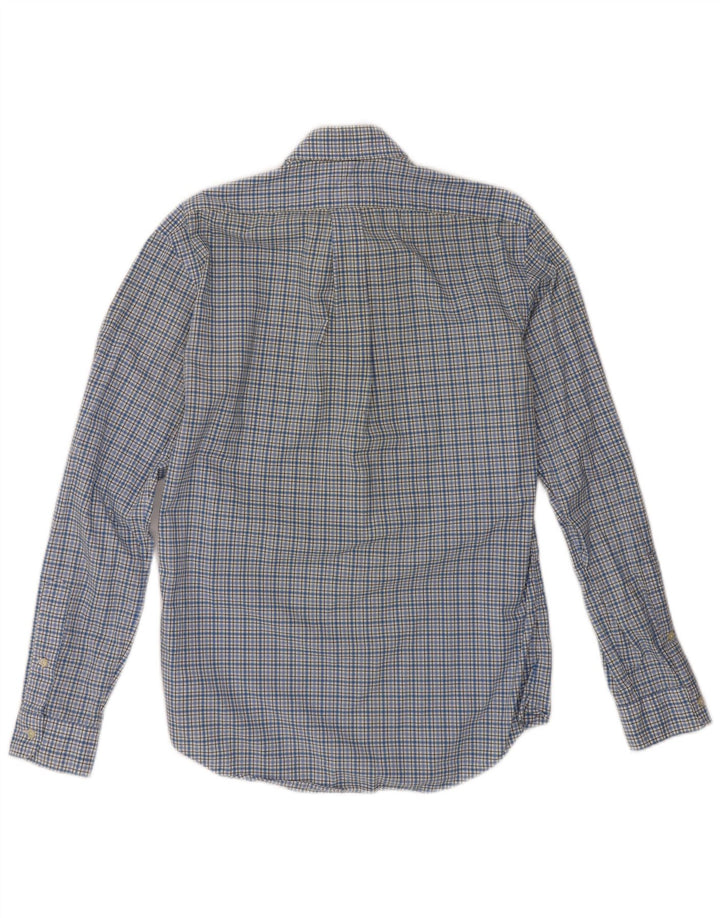 RALPH LAUREN Camicia slim fit da uomo in cotone a quadri blu medio