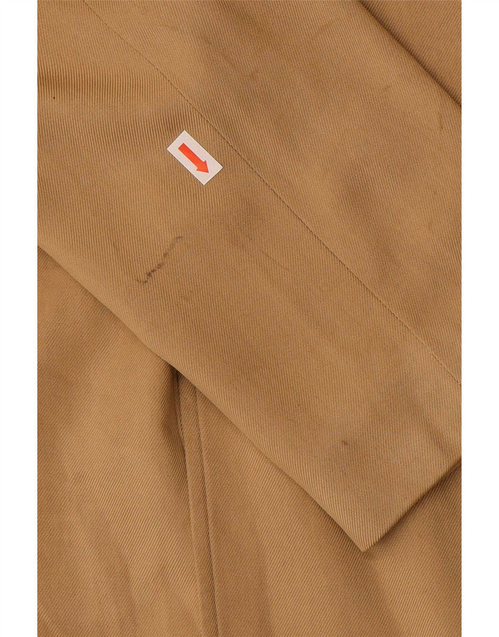 Giacca blazer a 3 bottoni da donna Banana Republic UK 8 piccola seta beige