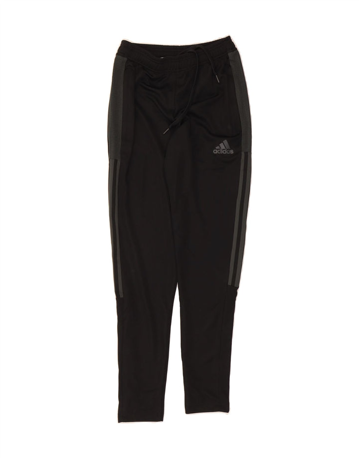 ADIDAS Mens Tracksuit Trousers XS  Black Polyester Vintage Adidas and Second-Hand Adidas from Messina Hembry 