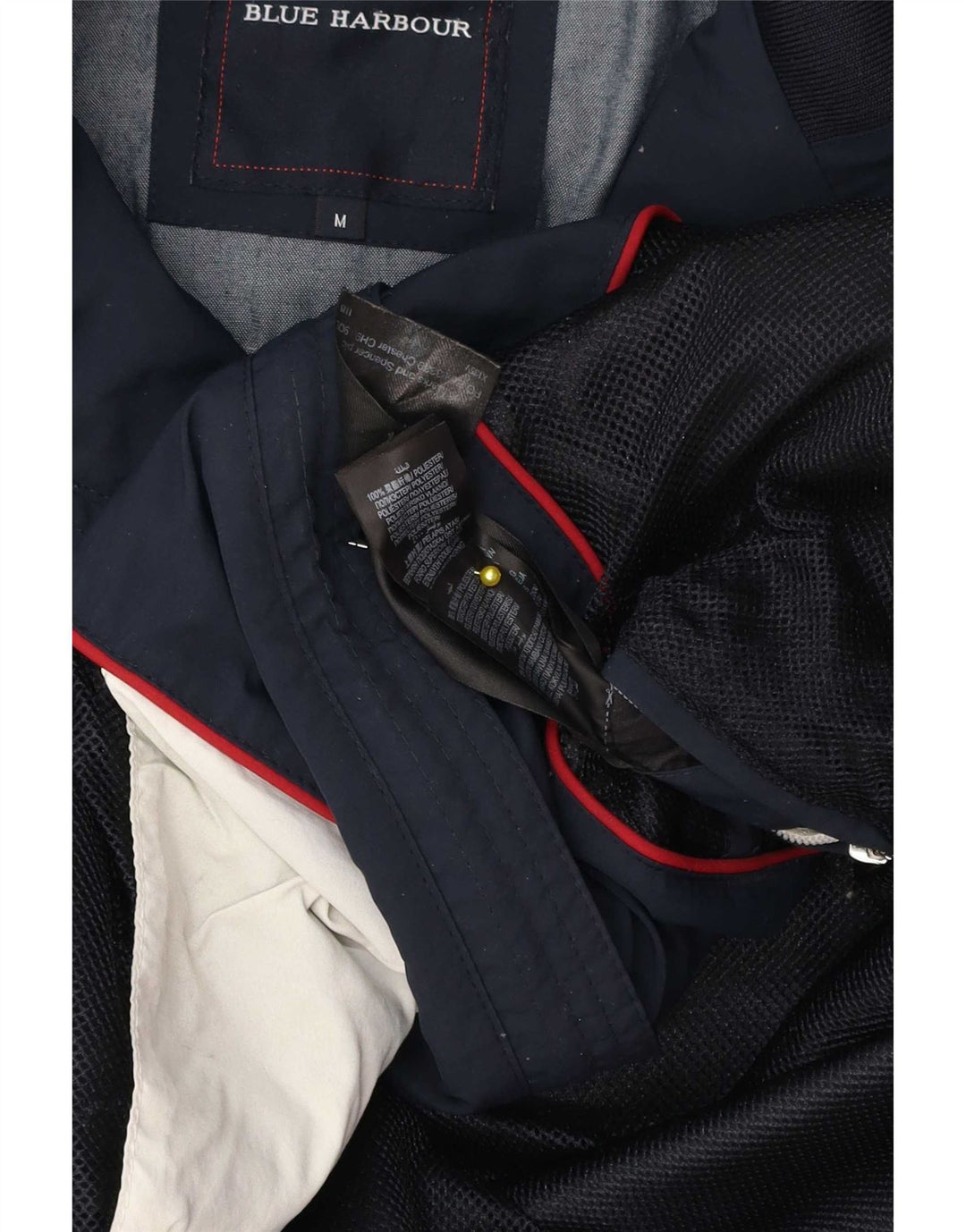 Giubbotto bomber da uomo Marks & Spencer Blue Harbour UK 38 medio blu navy