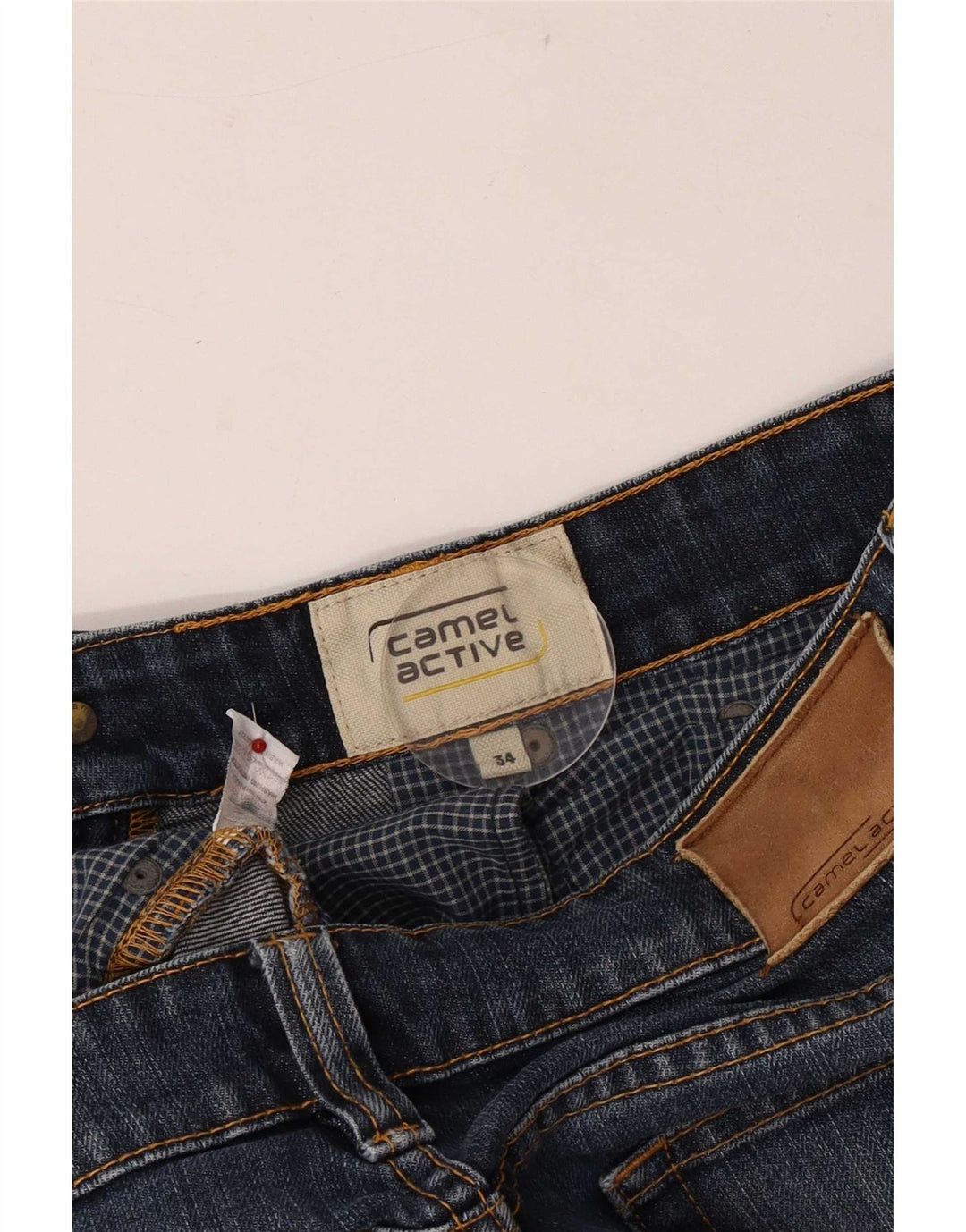 Jeans dritti da uomo Camel Active W34 L32 cotone blu