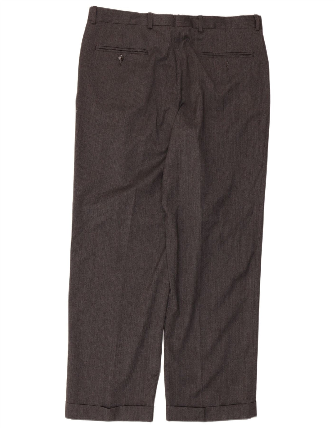 Pantaloni da completo da uomo Izod W36 L30 in lana grigia
