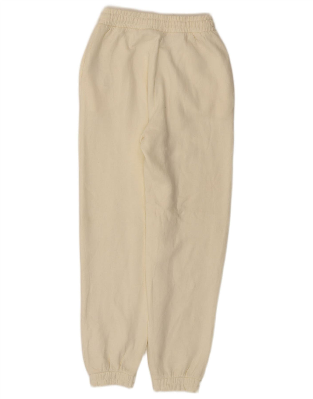 Pantaloni da tuta da donna Zara Joggers UK 8 Small Poliestere bianco sporco