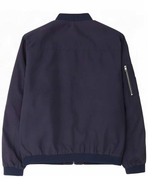 Giacca bomber da uomo Jack & Jones UK 40 Large Blu navy Poliestere