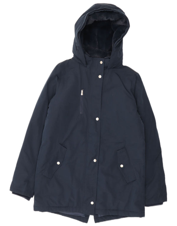 Parka con cappuccio Marks & Spencer per ragazze 13-14 anni blu navy