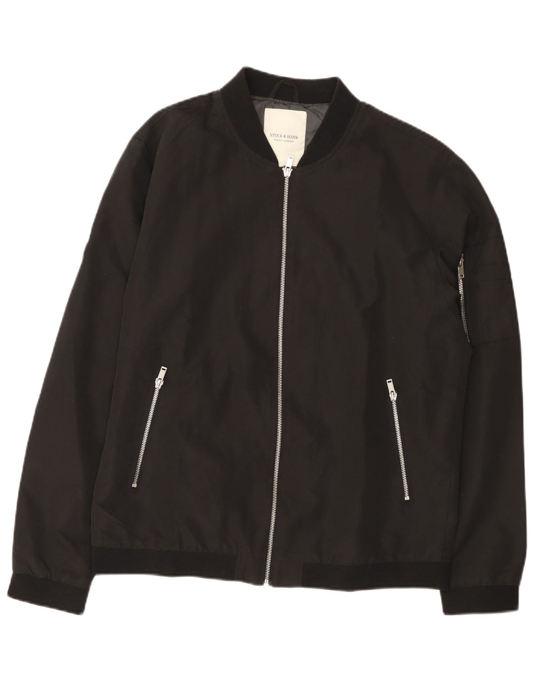 Giubbotto bomber vintage da uomo UK 42 XL nero