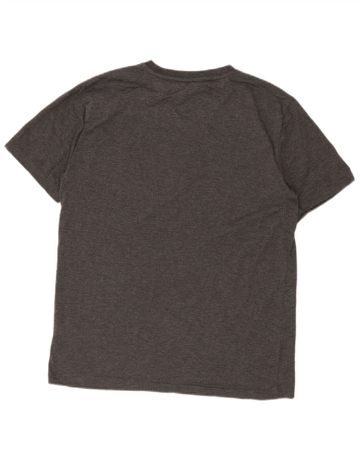 T-shirt da uomo Calvin Klein Top in poliestere grigio medio