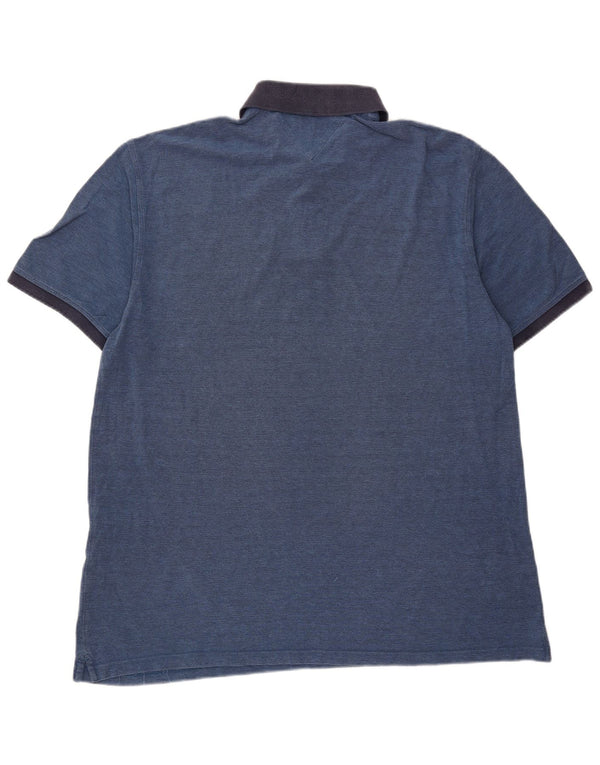 Polo da rugby da uomo Tommy Hilfiger 2XL Blu