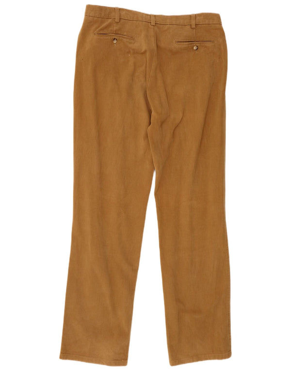 Pantaloni Casual Dritti Uomo Trussardi IT 52 XL W38 L34 Cotone Marrone