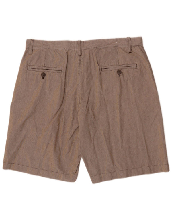 Pantaloncini chino da uomo Gap W34 grande cotone gessato beige