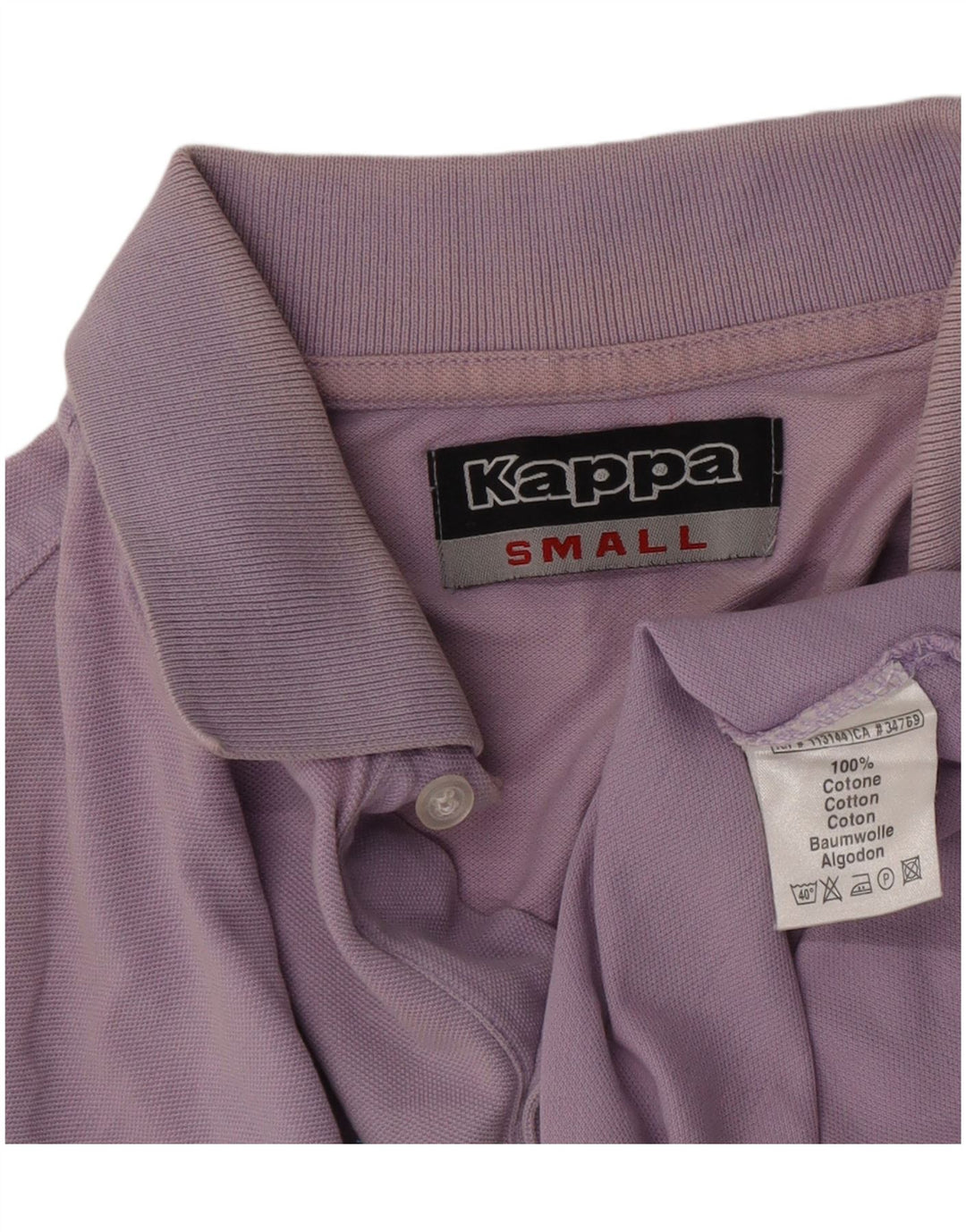 Polo Kappa Uomo Small Viola in cotone