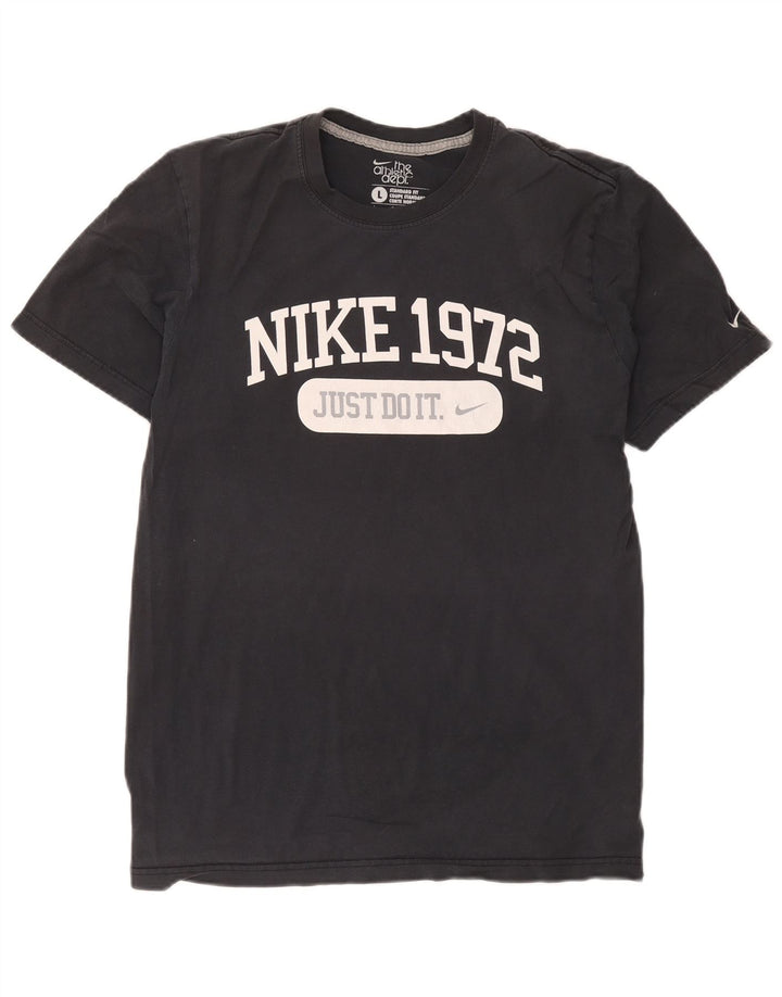 T-shirt grafica Nike da uomo con vestibilità standard, taglia grande, grigia