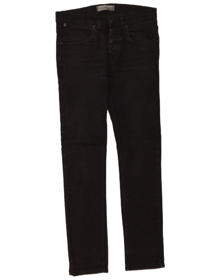 Jeans slim da uomo French Connection W32 L32 cotone nero