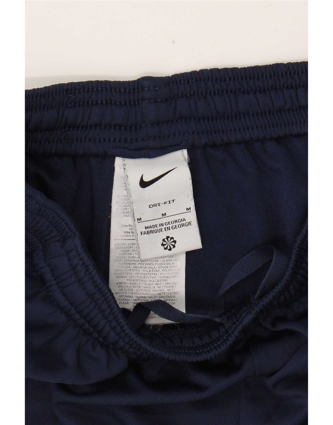 Pantaloni da tuta Nike Dri Fit da uomo, poliestere medio blu navy