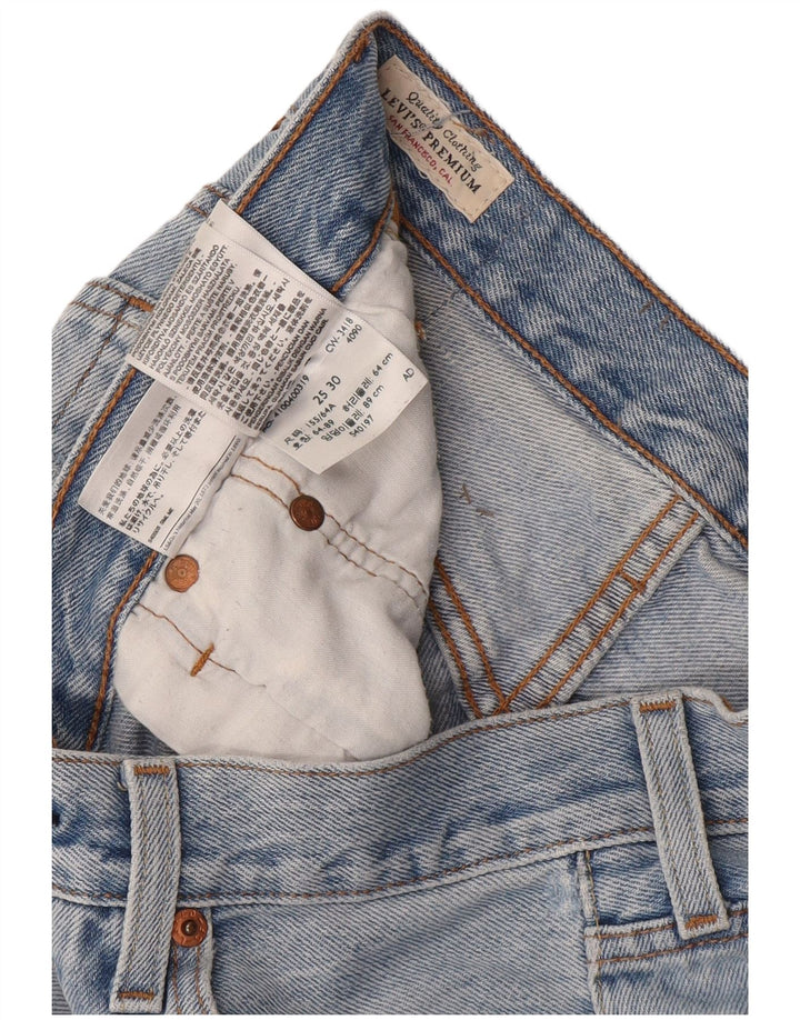 Jeans dritti Levi's 501 da donna W25 L30 cotone blu