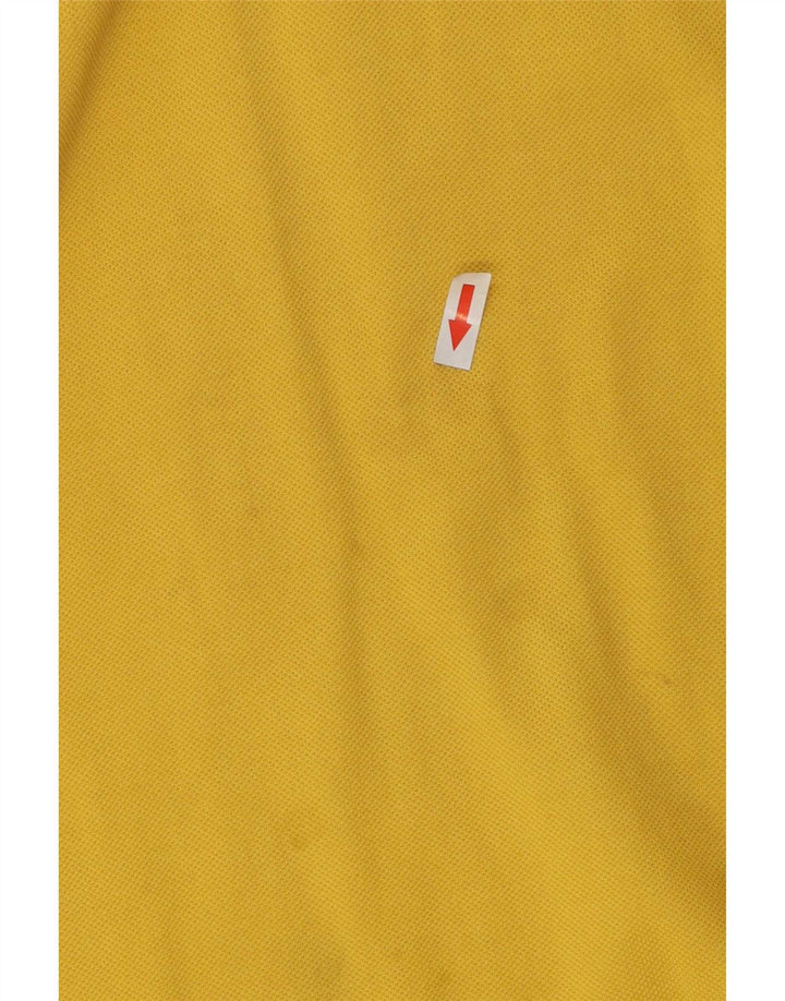 Polo da uomo Lacoste taglia 6 XL in cotone giallo