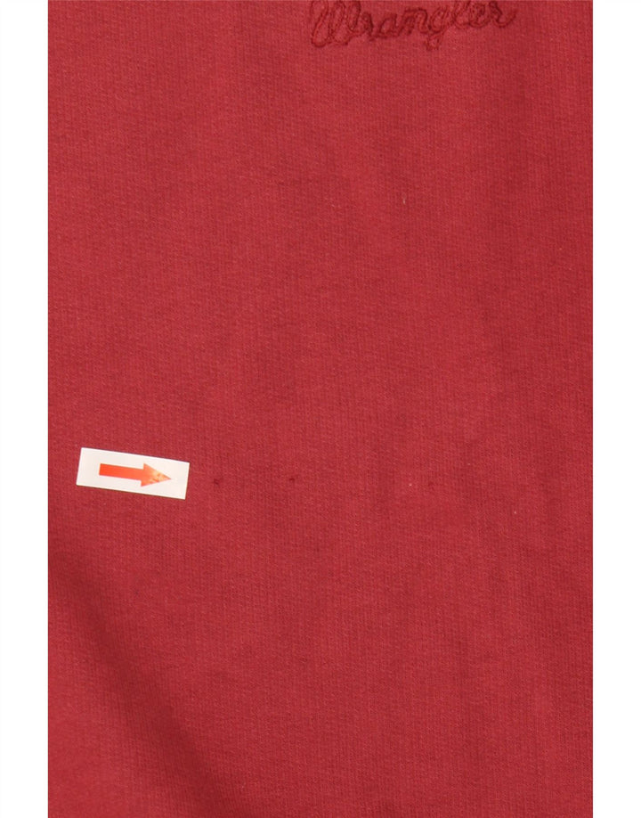 Felpa da uomo Wrangler Jumper XL Borgogna in cotone
