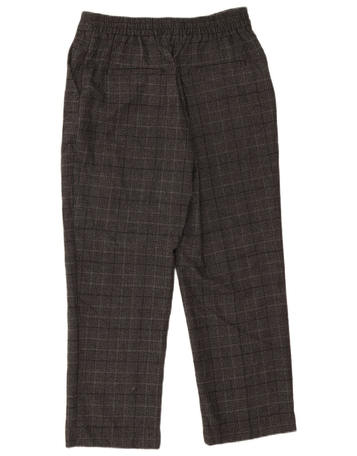 Pantaloni corti affusolati da donna ZARA piccoli W26 L24 pied de poule grigi