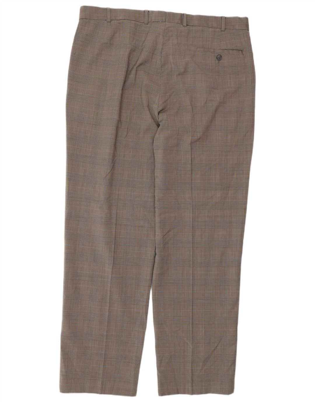 Pantaloni da abito su misura da uomo Marks & Spencer W38 L31 pied de poule neri