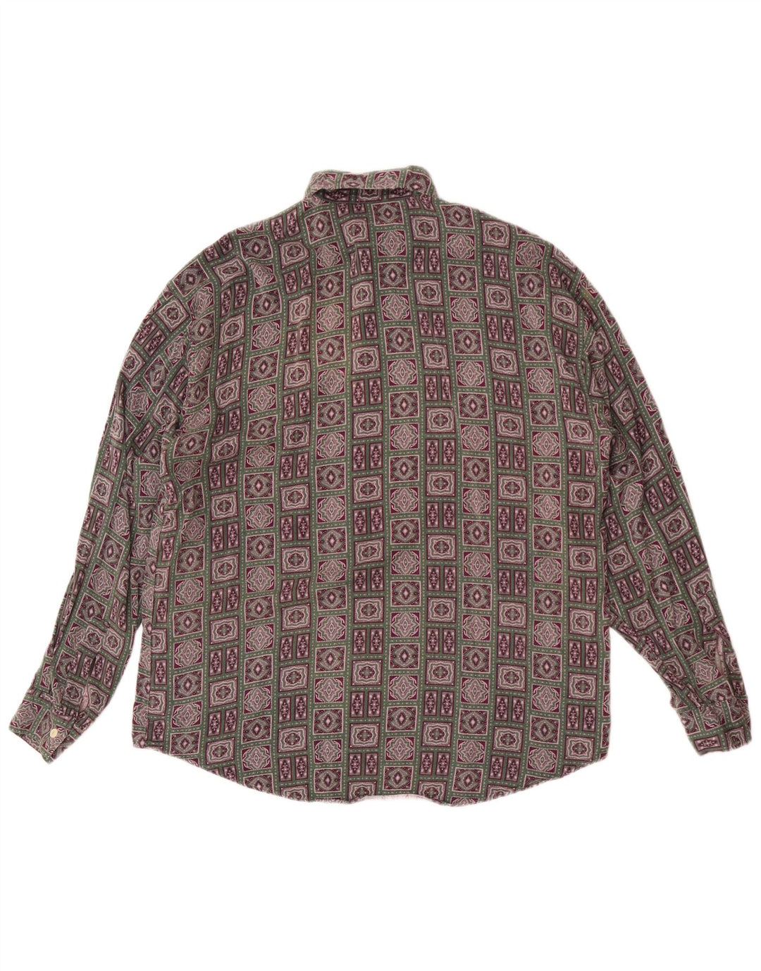 Camicia Benetton Uomo Large Multicolore Geometrico