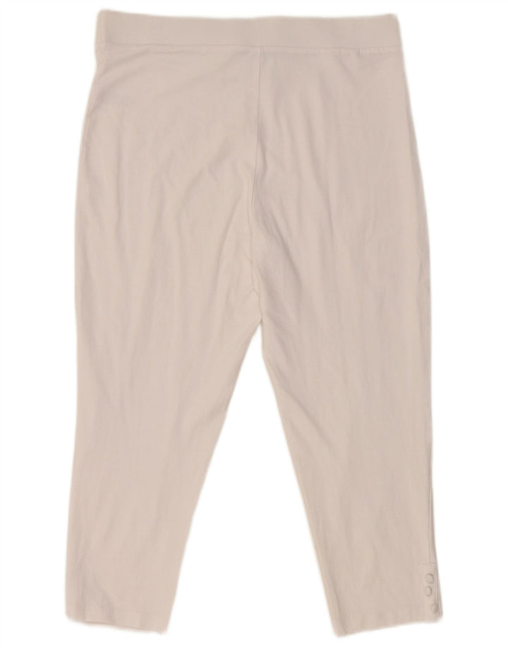 Leggings Capri da donna M&Co UK 14 grande cotone bianco