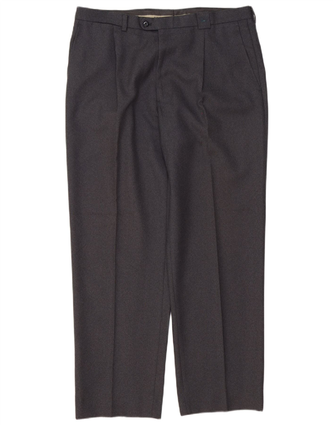 Pantaloni da completo da uomo Burberry IT 46 Small W34 L30 Poliestere grigio