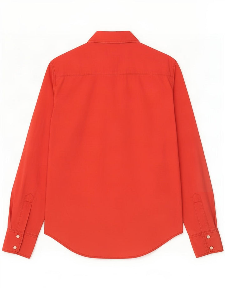 Guess Camicia da uomo rosso medio Cotone
