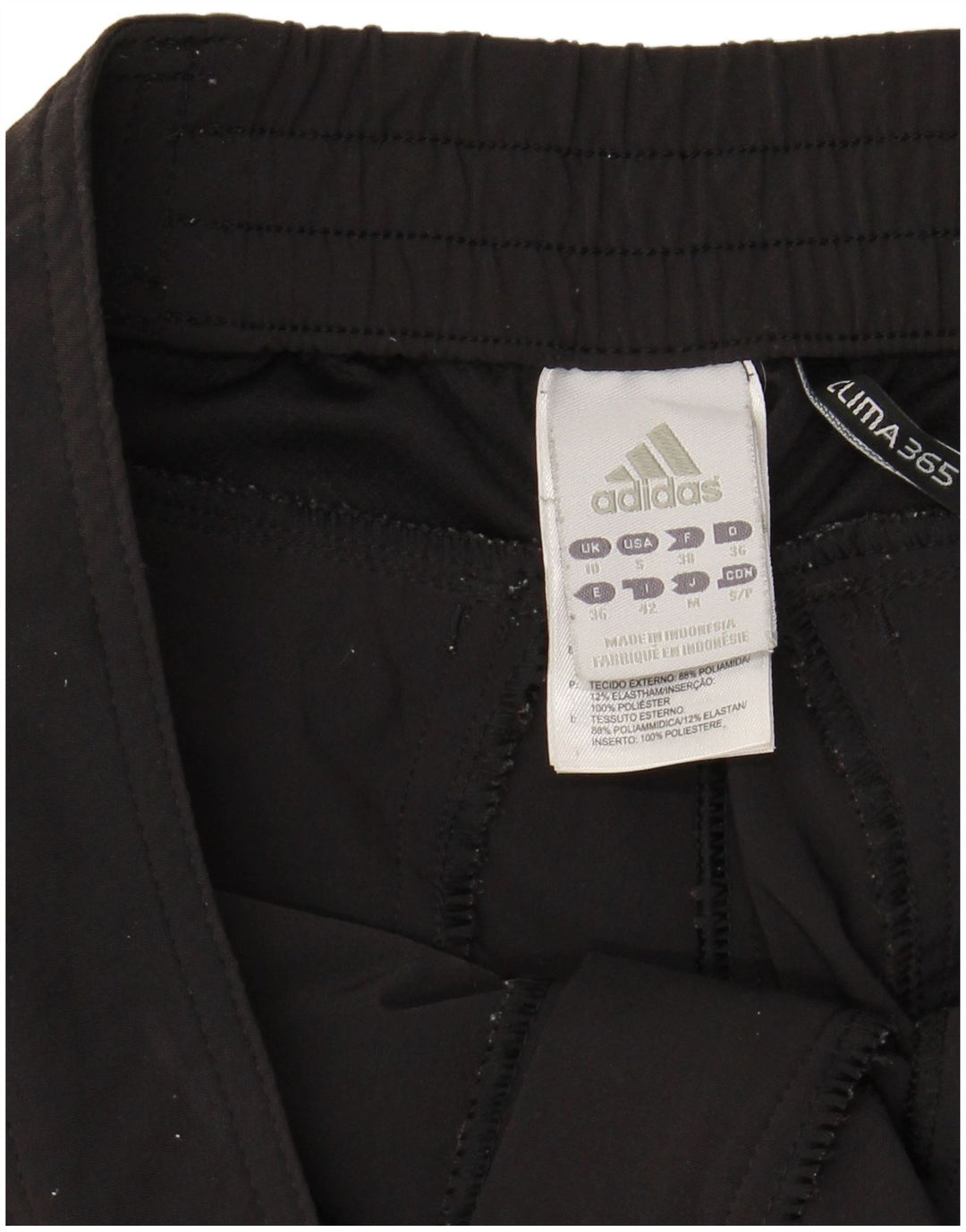 Pantaloni da trekking ADIDAS Clima 365 Bootcut da donna UK 10 piccoli W27 L28 neri