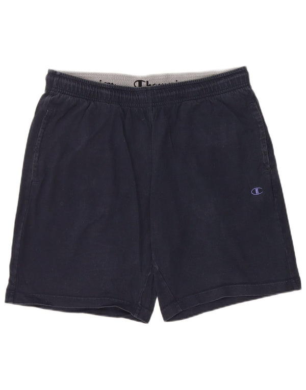 Pantaloncini sportivi da uomo Champion Large in cotone blu navy
