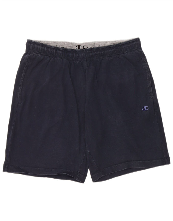 Pantaloncini sportivi da uomo Champion Large in cotone blu navy