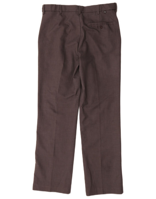 Pantaloni chino dritti da uomo Farah W32 L31 poliestere grigio