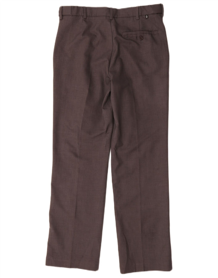 Pantaloni chino dritti da uomo Farah W32 L31 poliestere grigio