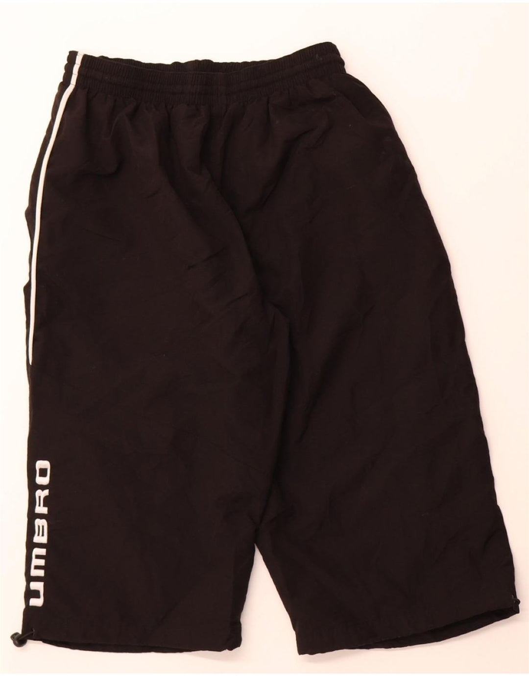 UMBRO Mens Graphic Sport Shorts Large Black Polyester