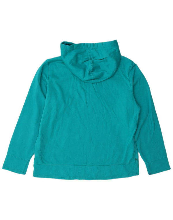 Maglione con cappuccio da donna Nautica UK 14 cotone turchese medio