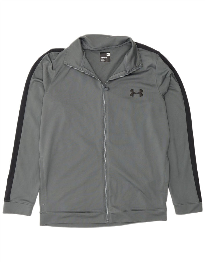 Giacca da ginnastica da uomo con vestibilità regolare Under Armour, colore grigio medio