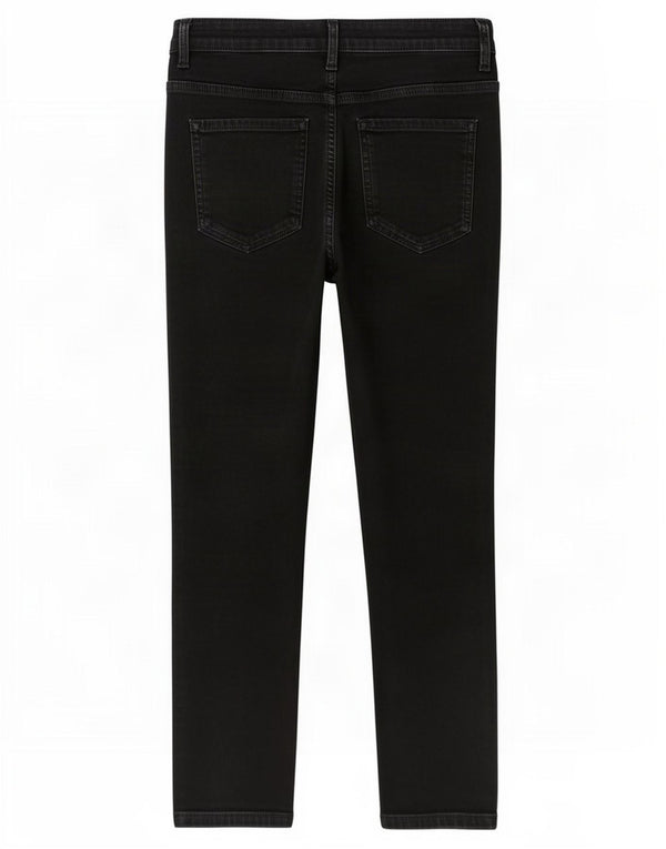 Jeans slim da donna Marks & Spencer UK 12 medio W30 L26 cotone nero