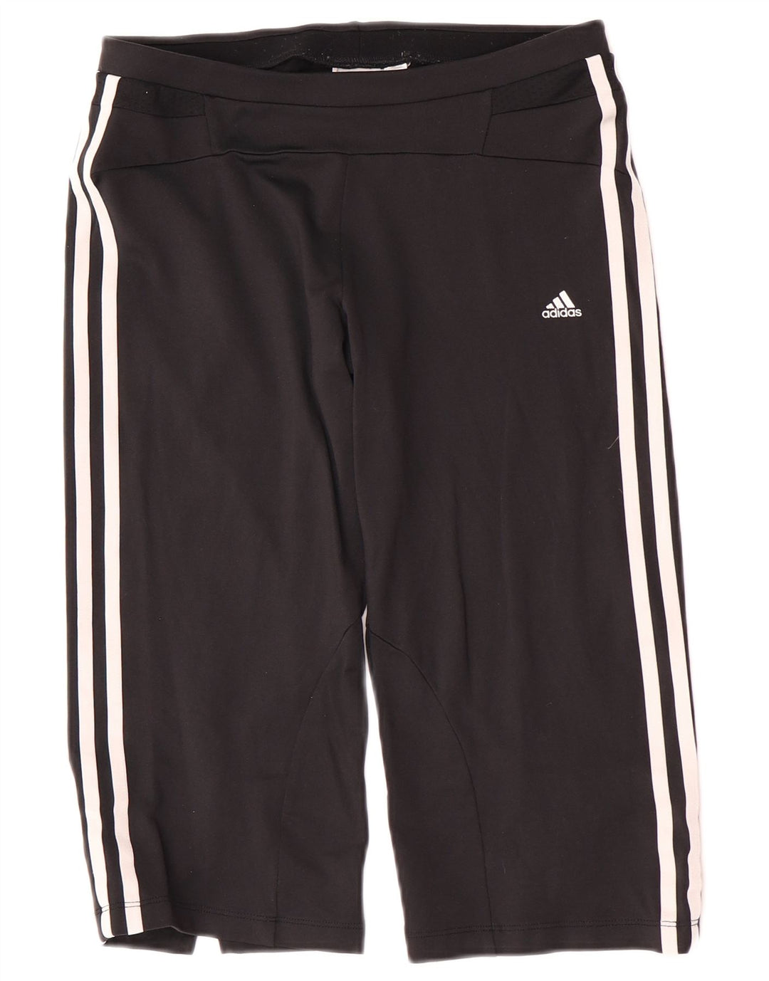 Pantaloni da tuta Adidas Capri da donna UK 12 nylon nero medio