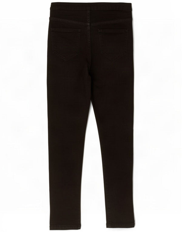 Marks & Spencer Womens Casual Trousers UK 12 Medium W30 L28 Black