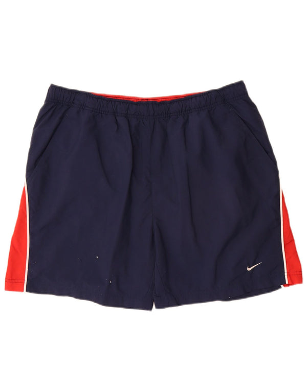 Pantaloncini sportivi da uomo NIKE XL blu navy color block