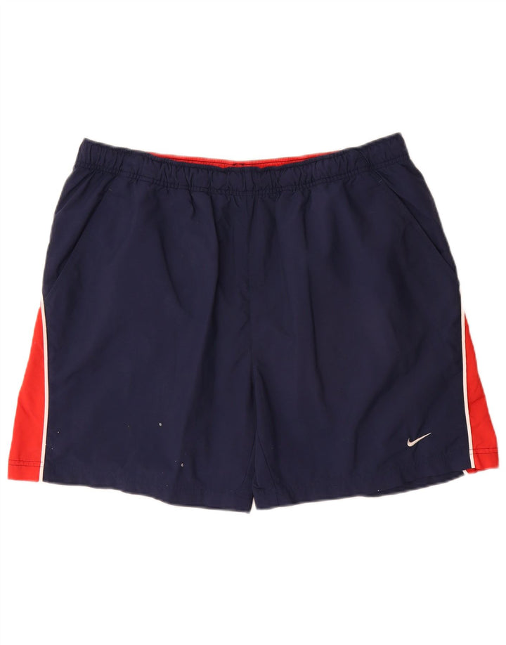 Pantaloncini sportivi da uomo NIKE XL blu navy color block