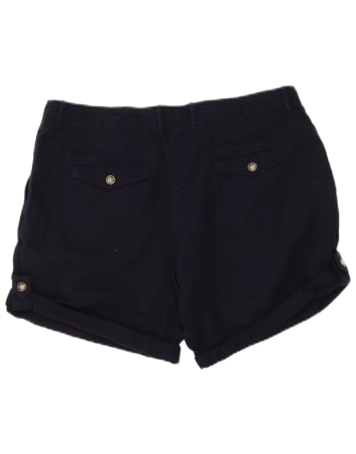 Pantaloncini chino da donna Musto UK 12 medi W32 cotone blu navy