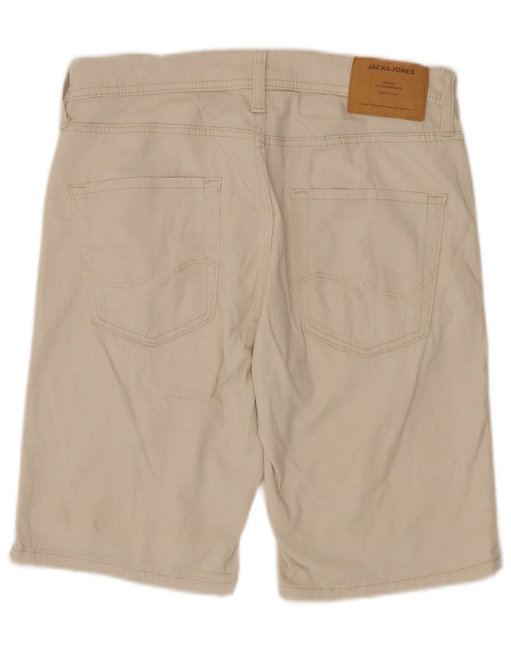Pantaloncini casual regolari da uomo Jack & Jones piccoli W29 in cotone beige